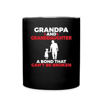 Grandpa Gifts - Tasse einfarbig - Schwarz - Vorne