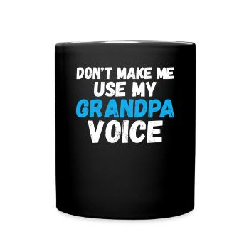 Grandpa Gifts - Tasse einfarbig - Schwarz - Vorne