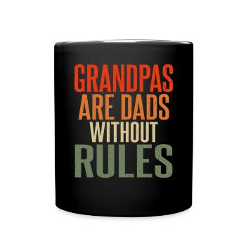 Grandpa Gifts - Tasse einfarbig - Schwarz - Vorne