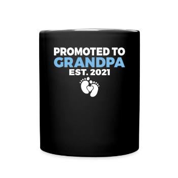 Grandpa Gifts - Tasse einfarbig - Schwarz - Vorne