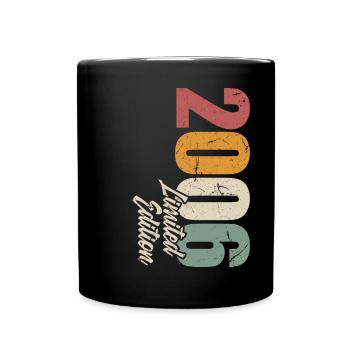 18e anniversaire 2006 Année de naissance - Mug uni - noir - Devant