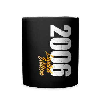 2006 Année de naissance 18e anniversaire - Mug uni - noir - Devant