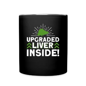 Greffe d’organe hépatique d’un donneur d’organes - Mug uni - noir - Devant