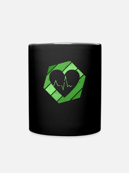 Greffe d’organes cardiaques pour donneurs d’organes - Mug uni - noir