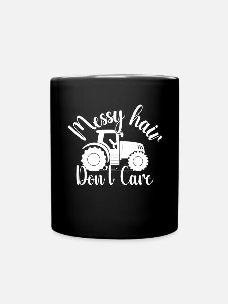 Farm Frau Farm Freundin Famers Frau Country Farm - Tasse einfarbig - Schwarz