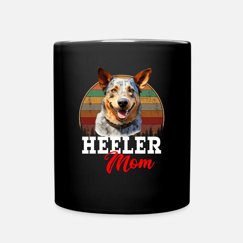 Australian Cattle Dog - Tasse einfarbig - Schwarz