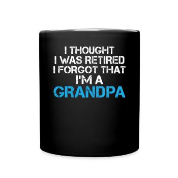 Grandpa Gifts - Tasse einfarbig - Schwarz - Vorne