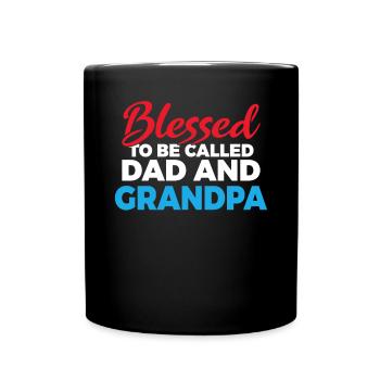 Grandpa Gifts - Tasse einfarbig - Schwarz - Vorne