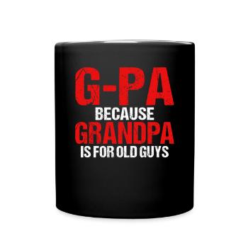 Grandpa Gifts - Tasse einfarbig - Schwarz - Vorne