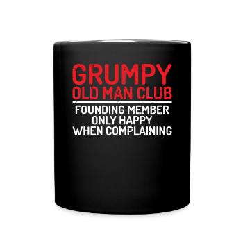 Grandpa Gifts - Tasse einfarbig - Schwarz - Vorne