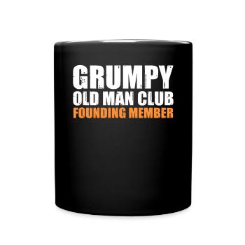 Grandpa Gifts - Tasse einfarbig - Schwarz - Vorne