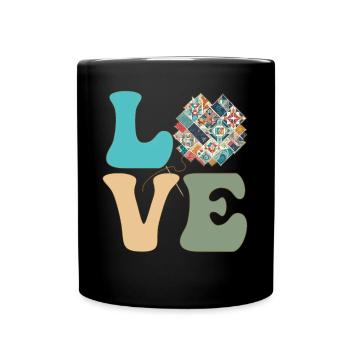 Quilting Quilter Couture Tricot - Mug uni - noir - Devant