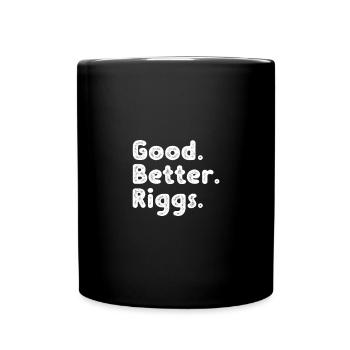 Good better Riggs - Tasse einfarbig - Schwarz - Vorne