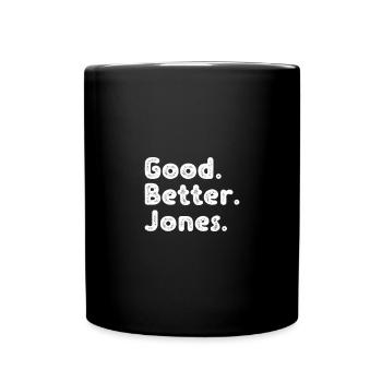Good better Jones - Tasse einfarbig - Schwarz - Vorne