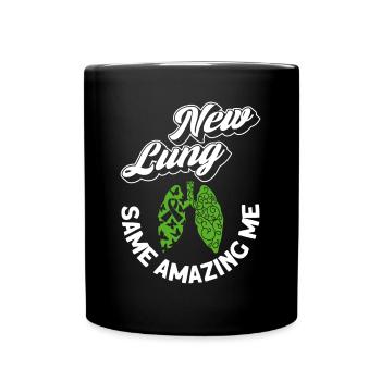 Organspender Longe Organtransplantation - Tasse einfarbig - Schwarz - Vorne