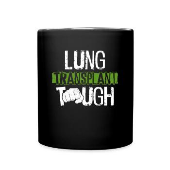 Organspender Longe Organtransplantation - Tasse einfarbig - Schwarz - Vorne
