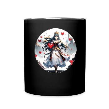 Valentine Princess - Full Colour Mug - black - Front