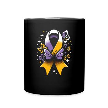 Autoimmune Hepatitis Awareness World Hepatitis Day - Full Colour Mug - black - Front