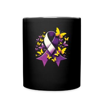 Autoimmune Hepatitis Awareness World Hepatitis Day - Full Colour Mug - black - Front