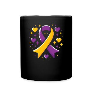 Autoimmune Hepatitis Awareness World Hepatitis Day - Full Colour Mug - black - Front