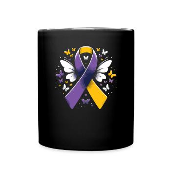 Autoimmune Hepatitis Awareness World Hepatitis Day - Full Colour Mug - black - Front