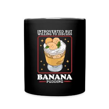 Banana Pudding Banana Pudding Gift - Full Colour Mug - black - Front