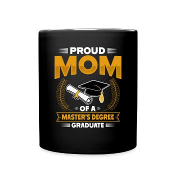 Master's Degree Studium Master Abschluss - Tasse einfarbig - Schwarz - Vorne