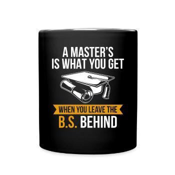 Master Etudes Master - Mug uni - noir - Devant