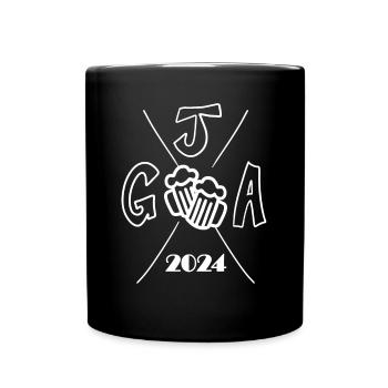 2024 Junggesellenabschied Crew Feier - Tasse einfarbig - Schwarz - Vorne