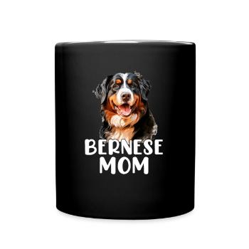 bernese mountain dog - Tasse einfarbig - Schwarz - Vorne
