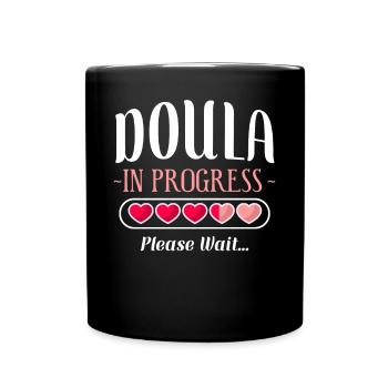 Doula Travailleuse à la naissance Doula étudiante - Mug uni - noir - Devant