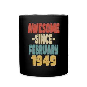 Génial Février 1949 - Mug uni - noir - Devant