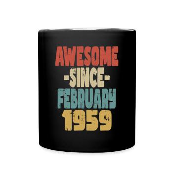 Génial Février 1959 - Mug uni - noir - Devant