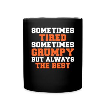 Grandpa Gifts - Tasse einfarbig - Schwarz - Vorne