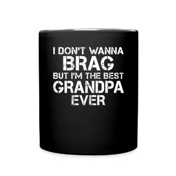 Grandpa Gifts - Tasse einfarbig - Schwarz - Vorne