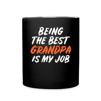 Grandpa Gifts - Tasse einfarbig - Schwarz - Vorne
