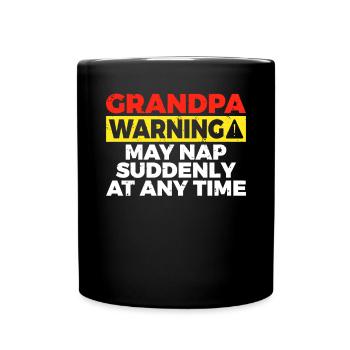 Grandpa Gifts - Tasse einfarbig - Schwarz - Vorne