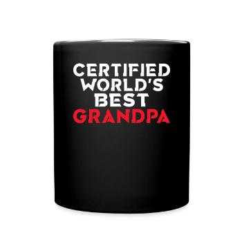 Grandpa Gifts - Tasse einfarbig - Schwarz - Vorne