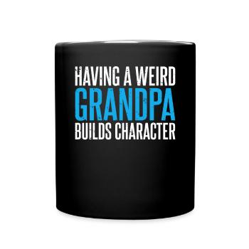 Grandpa Gifts - Tasse einfarbig - Schwarz - Vorne