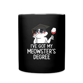 Master Etudes Master - Mug uni - noir - Devant