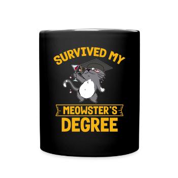 Master Etudes Master - Mug uni - noir - Devant