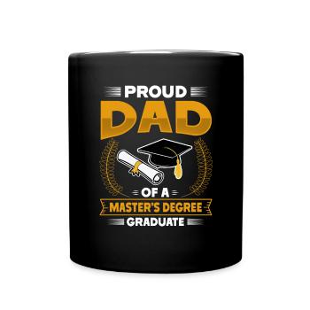 Master Etudes Master - Mug uni - noir - Devant