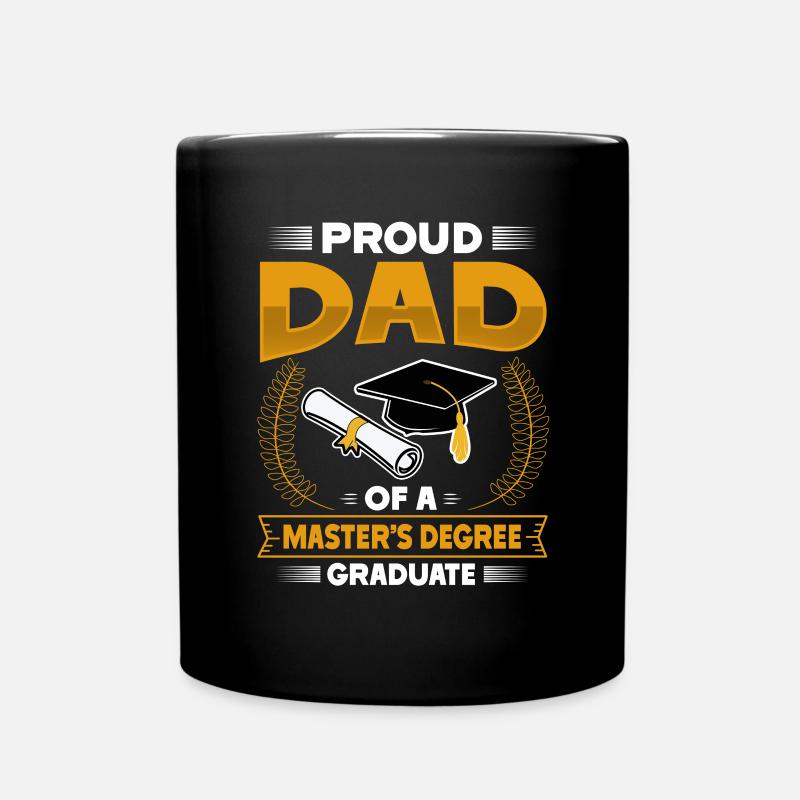 Master's Degree Studium Master Abschluss - Tasse einfarbig - Schwarz