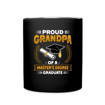 Master Etudes Master - Mug uni - noir - Devant