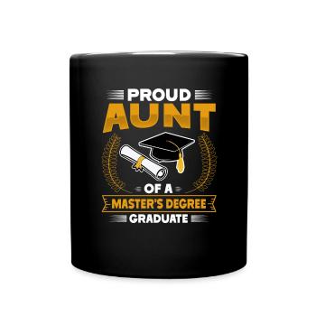 Master's Degree Studium Master Abschluss - Tasse einfarbig - Schwarz - Vorne