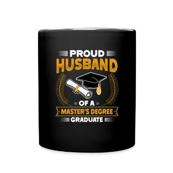 Master Etudes Master - Mug uni - noir - Devant