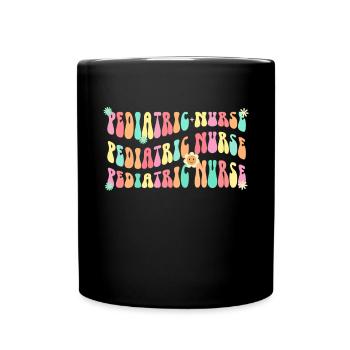 Kinderkrankenschwester Picu Peds - Tasse einfarbig - Schwarz - Vorne