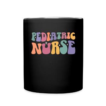 Kinderkrankenschwester Picu Peds - Tasse einfarbig - Schwarz - Vorne