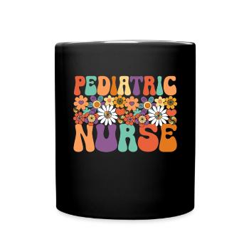 Kinderkrankenschwester Picu Peds - Tasse einfarbig - Schwarz - Vorne