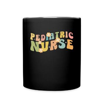 Kinderkrankenschwester Picu Peds - Tasse einfarbig - Schwarz - Vorne